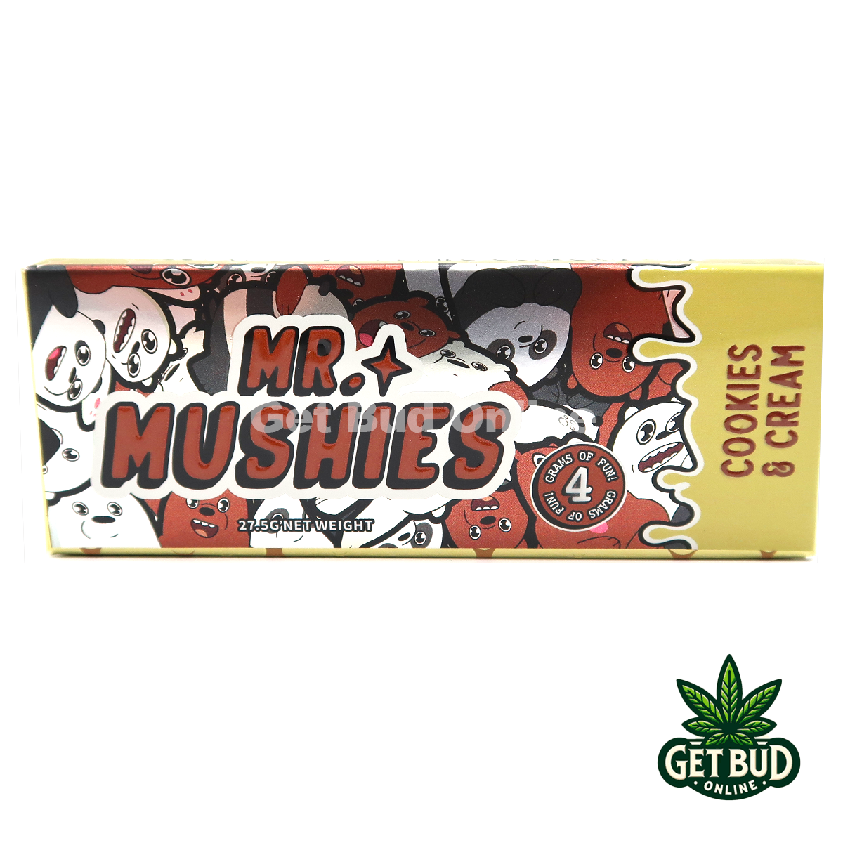Mr Mushies 4000mg Magic Mushroom Chocolate Bar - Cookies And Cream 🍄
