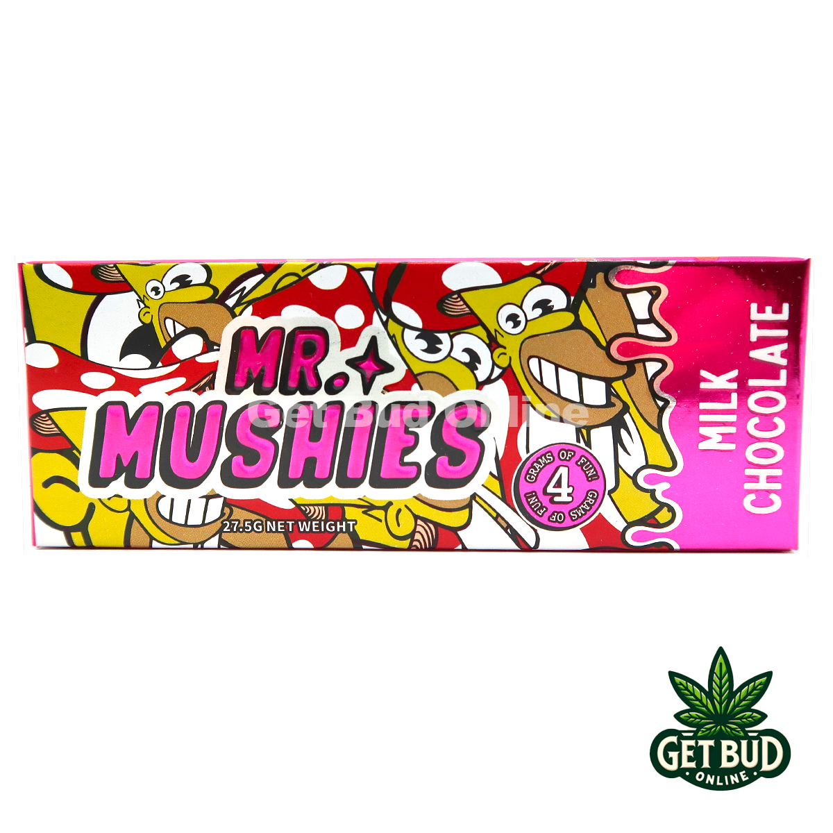 Mr Mushies 4000mg Magic Mushroom Chocolate Bar - Milk Chocolate 🍄