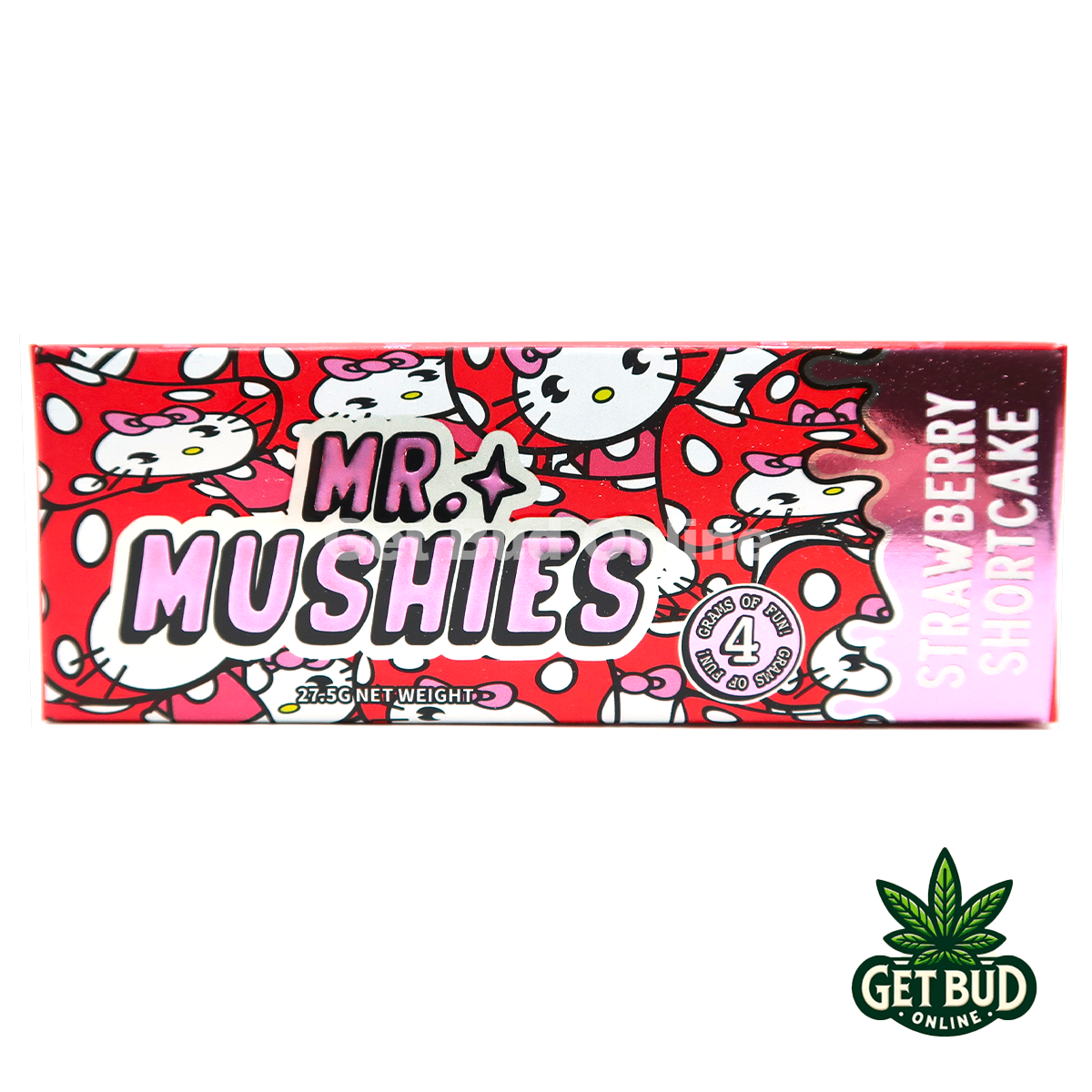 Mr Mushies 4000mg Magic Mushroom Chocolate Bar - Strawberry Shortcake 🍄