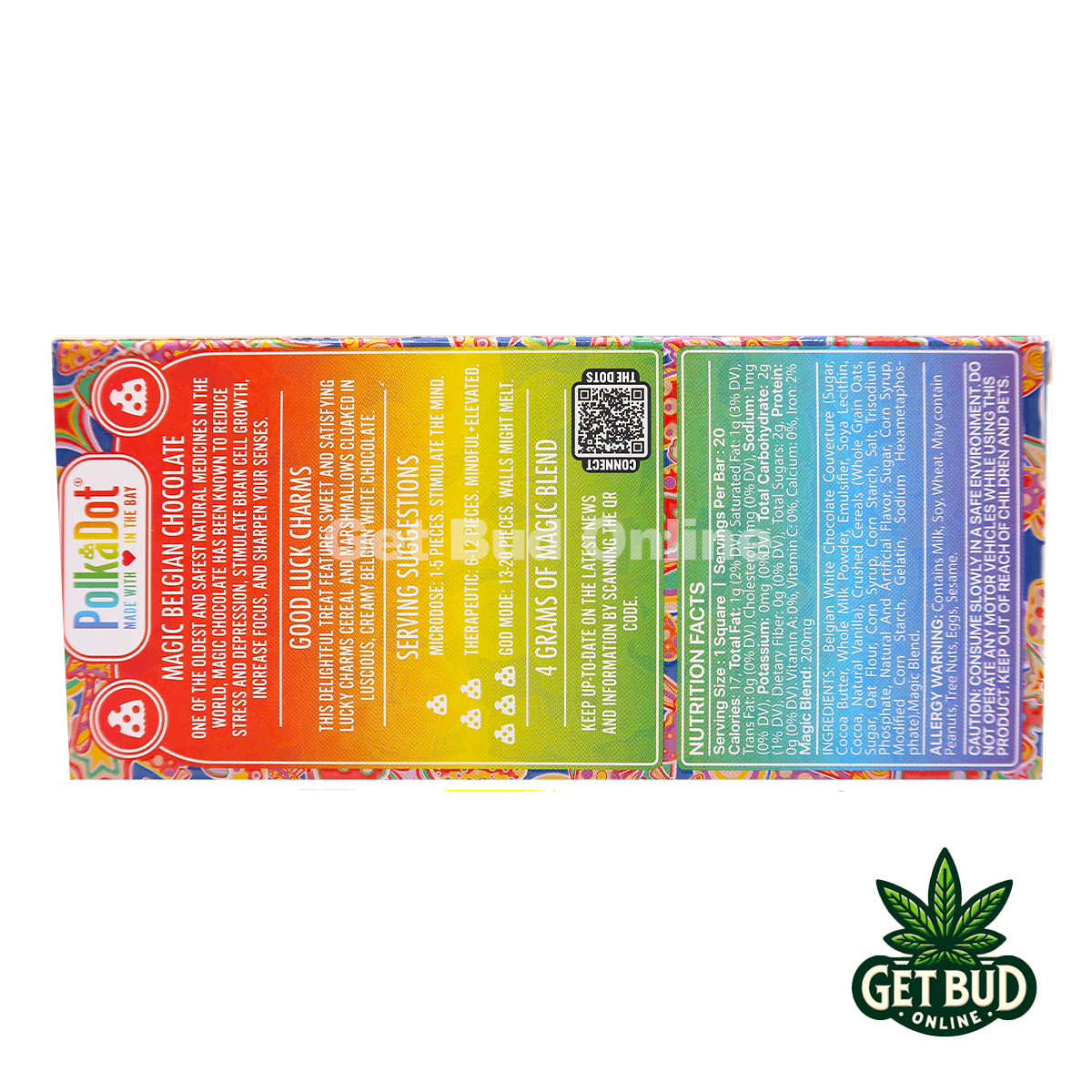PolkaDot 4000mg Magic Mushroom Chocolate Bar - Good Luck Charm 🍄 - Image 2