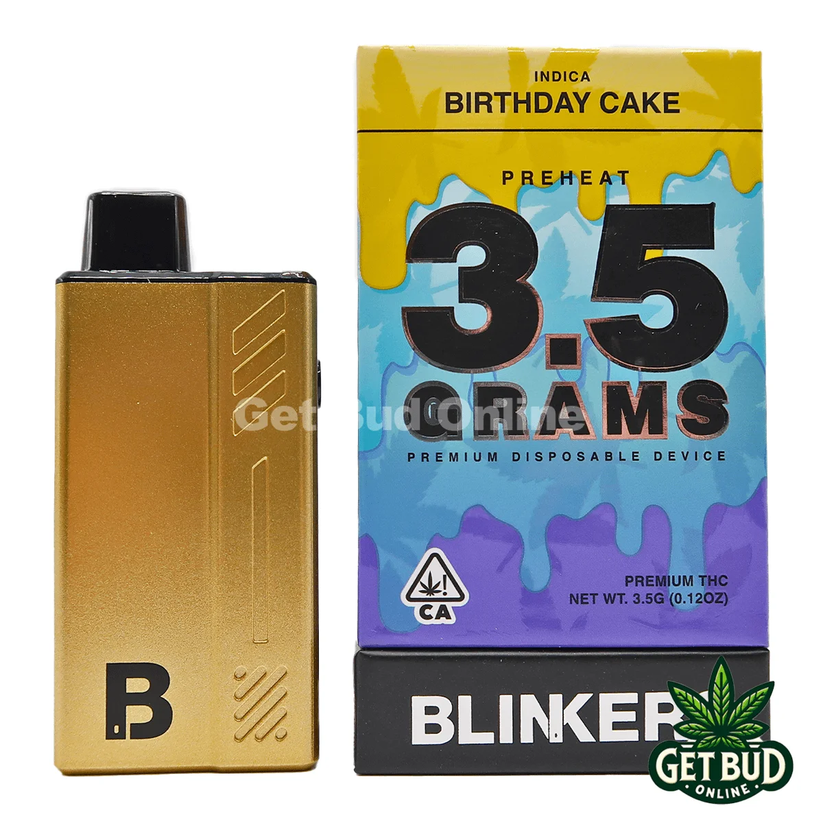 ✨Blinker 3.5g THC Distillate Disposables - Birthday Cake 🎂🔥