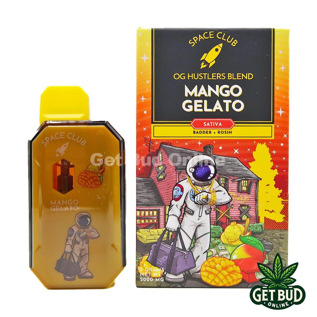 63aec827-33ea-49f5-8d26-6e86231427ec.jpeg 🛰️ Space Club 2g Badder + Rosin Disposables - Mango Gelato 🥭 - Image 1