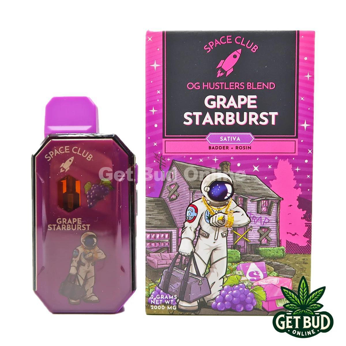 ๐ฐ๏ธ Space Club 2g Badder + Rosin Disposables  -  Grape Starburst ๐