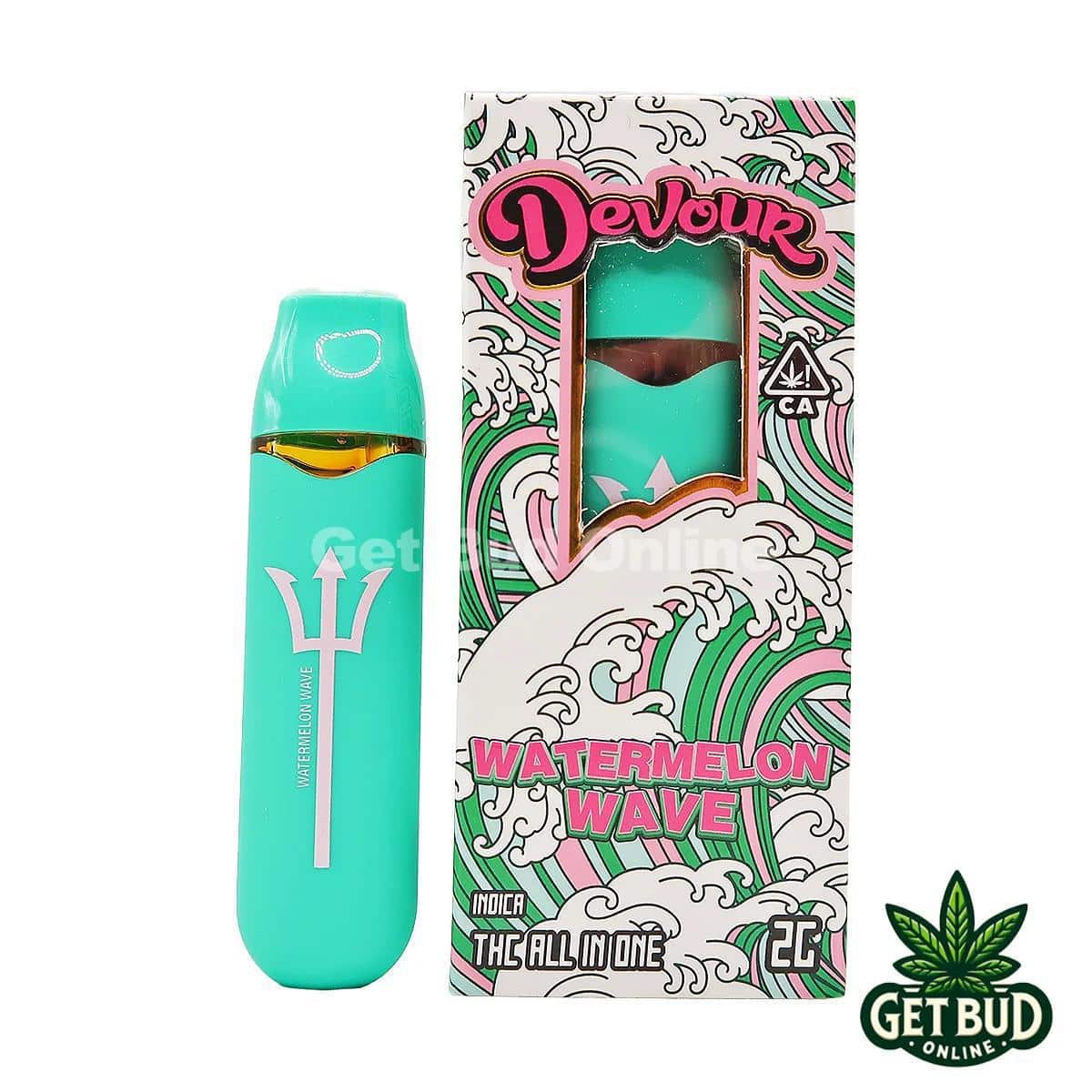 Devour 2g All-In-One Disposable Vape - Watermelon Wave