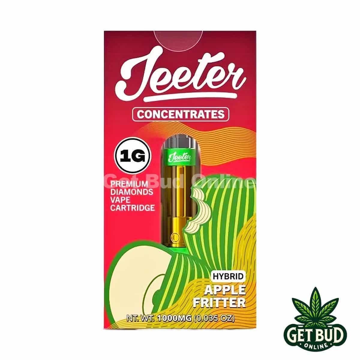 Jeeter 1g Liquid Diamond Vape Cartridge - Apple Fritter