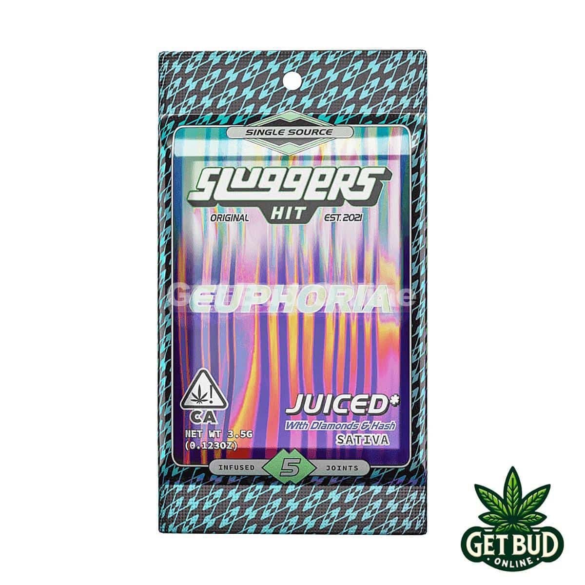 Sluggers Hit 3.5g Infused Pre-Rolled Mini Blunts - Euphoria