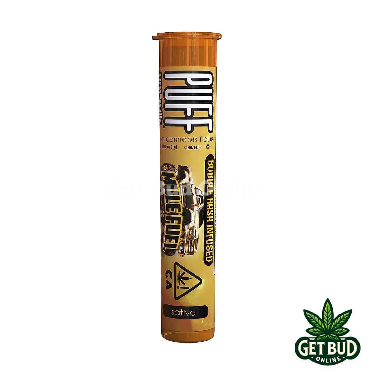 Puff 1g Bubble Hash Infused Pre-Rolled Joint - Mule Fuel x Acapulco Gold