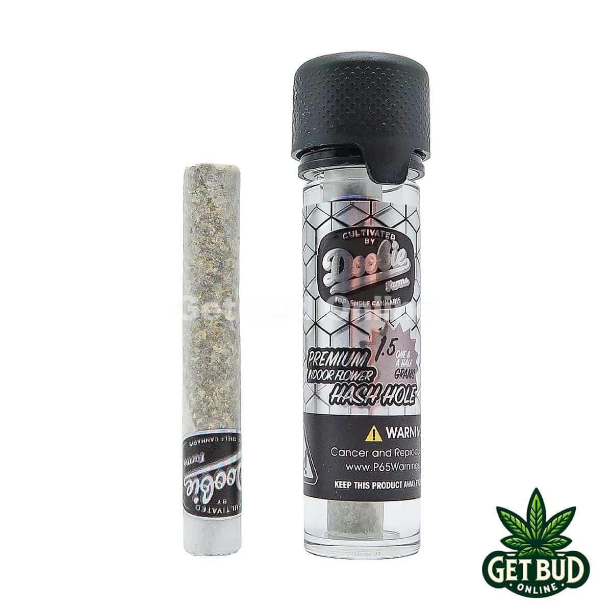Doobie Farms Hash Hole 1.5g Infused Pre-Rolled Joint- Cherry Bomb Limeade