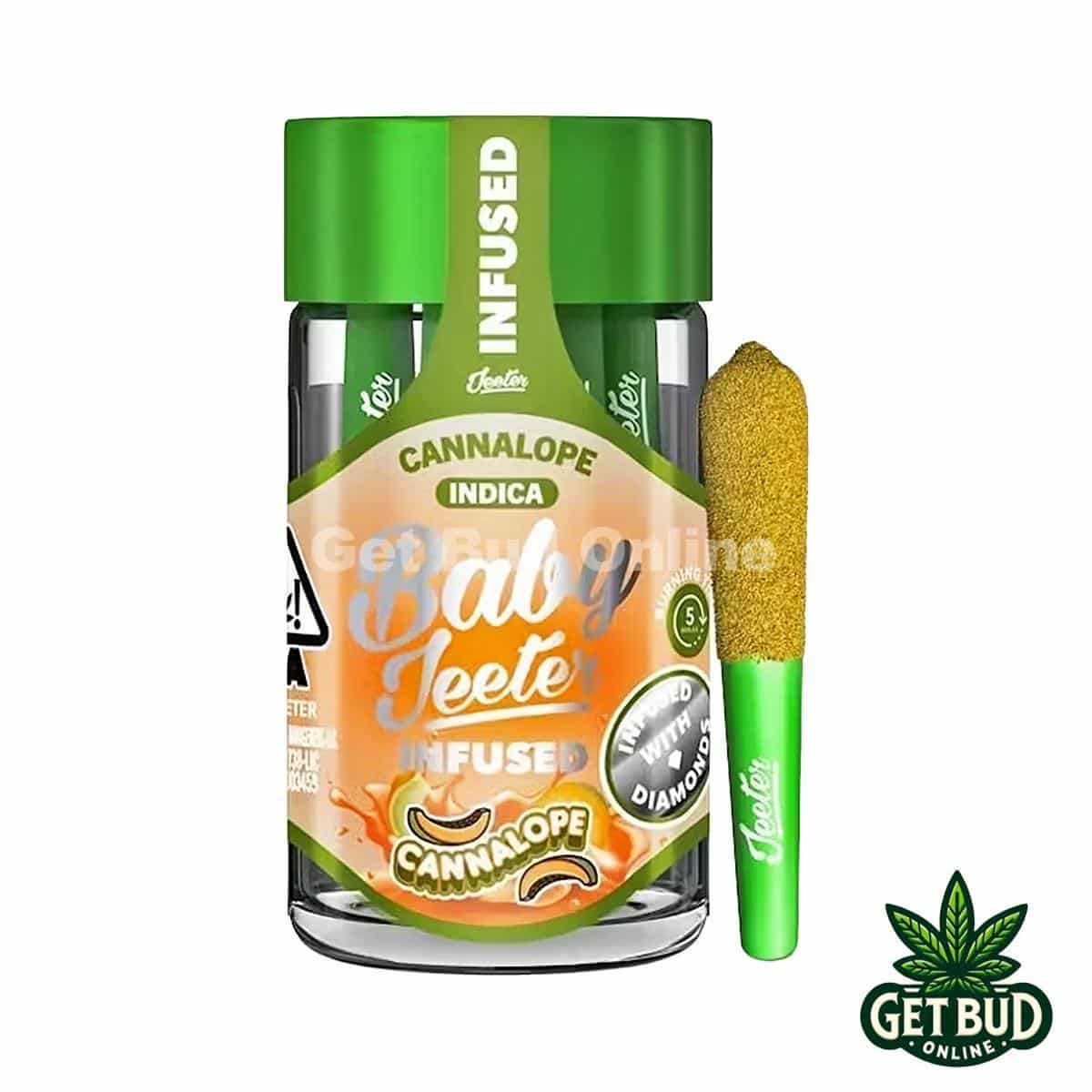 Baby Jeeter 2.5g Diamond & Kief Infused Pre-Rolls - Cannalope