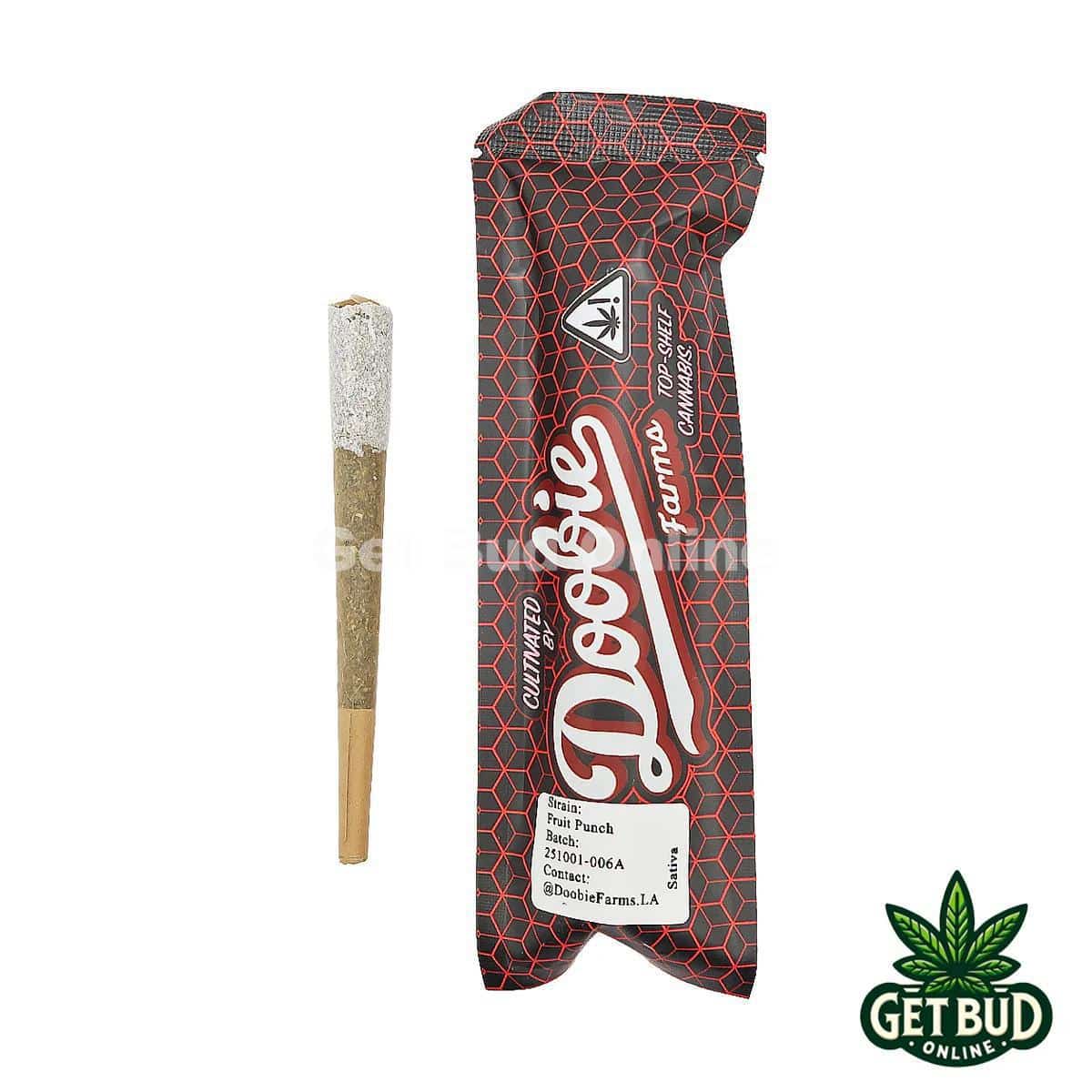 Doobie Farms 1.5g Diamond Snow Cap Infused Pre-rolled Joint - Fruit Punch - Image 2