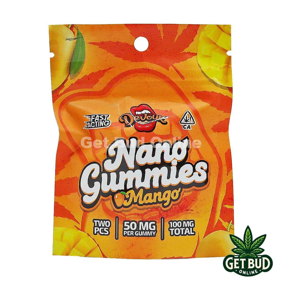 Devour 100mg Nano Gummies - Mango