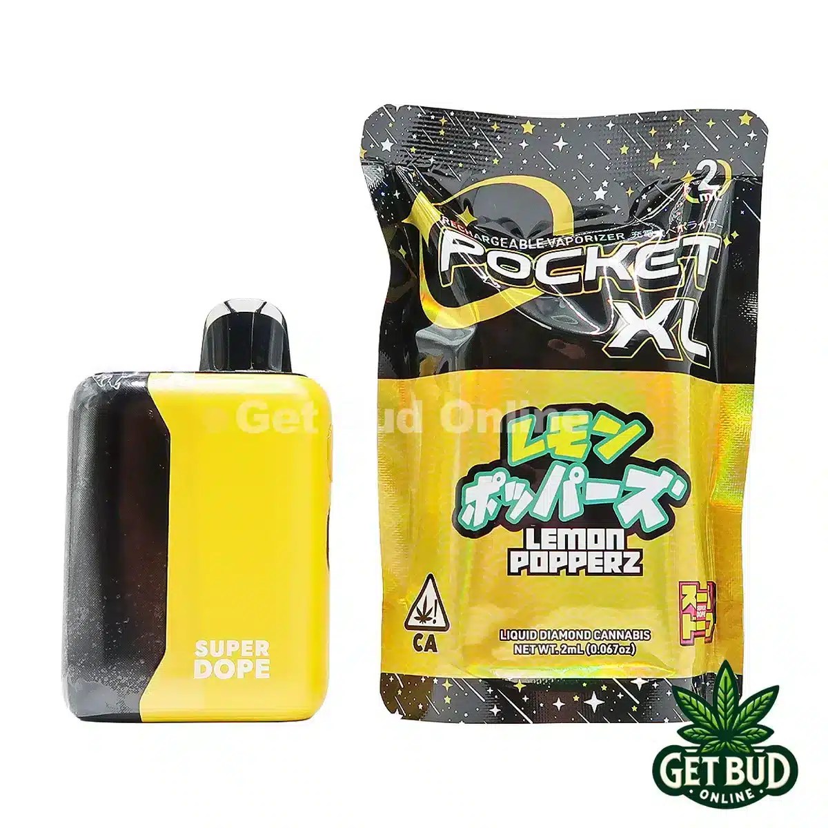 Super Dope 2g Disposable Vape - Lemon Popperz