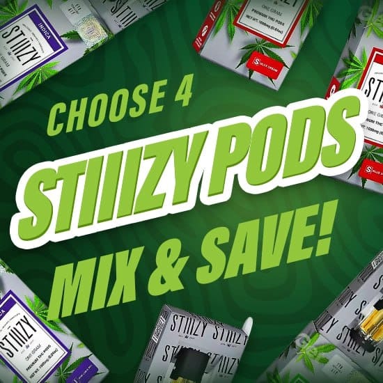 Stiiizy 1G Pods – Mix & Match – Pick Any 4