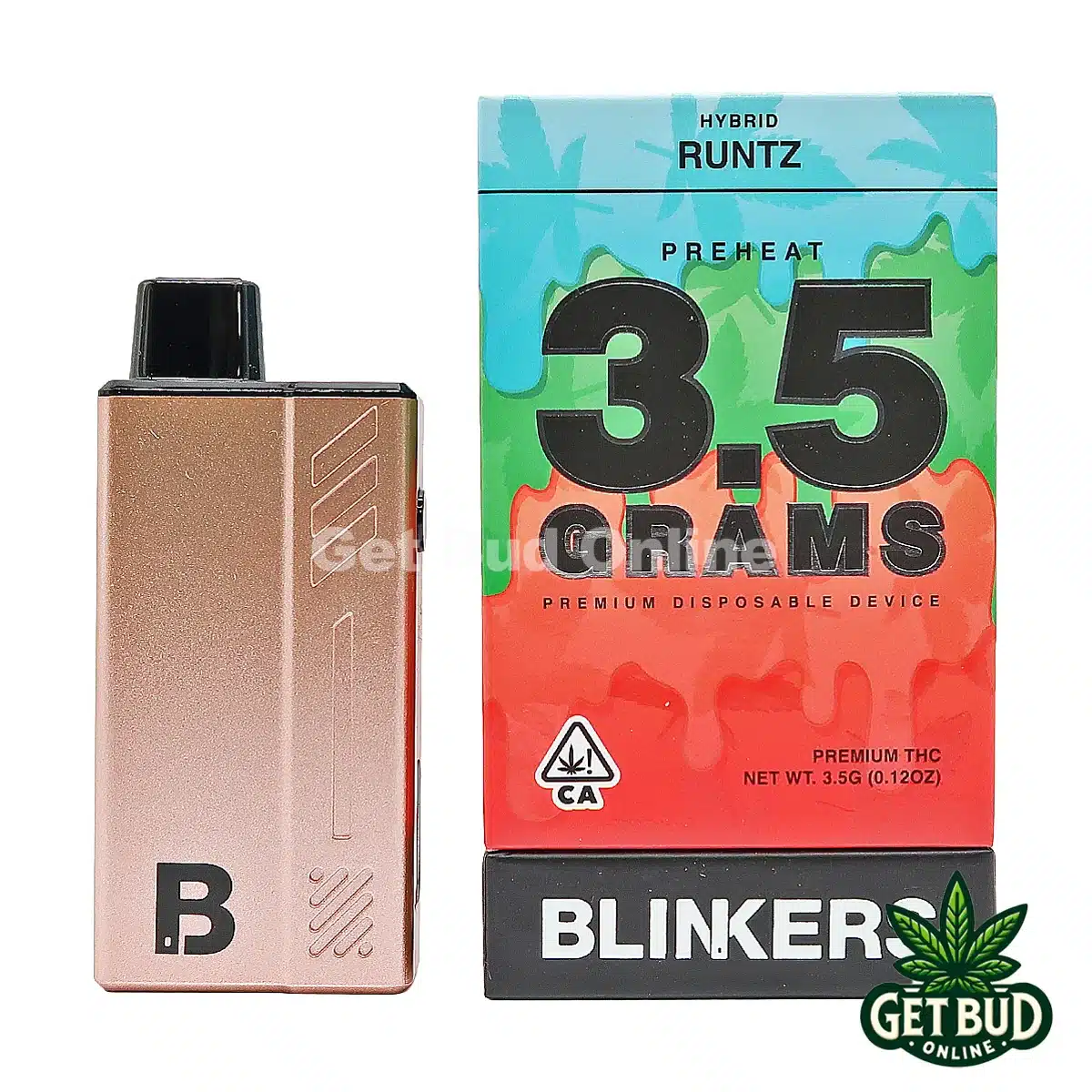Blinker 3.5g THC Distillate Disposables - Runtz