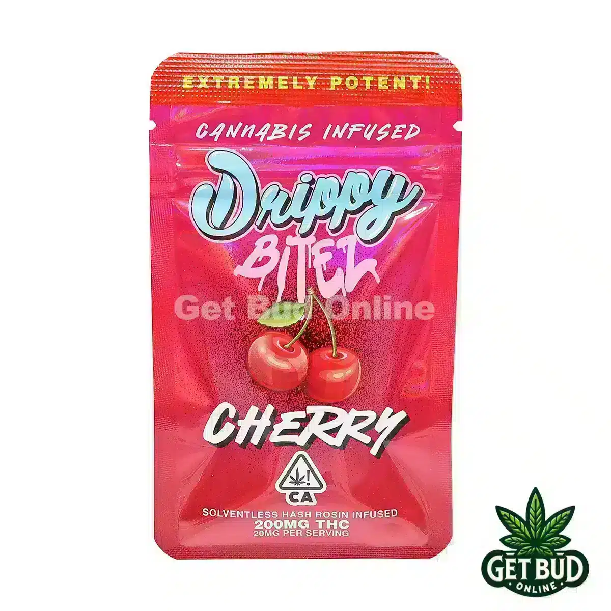 Drippy Bitez 200mg Rosin Infused Gummies - Cherry
