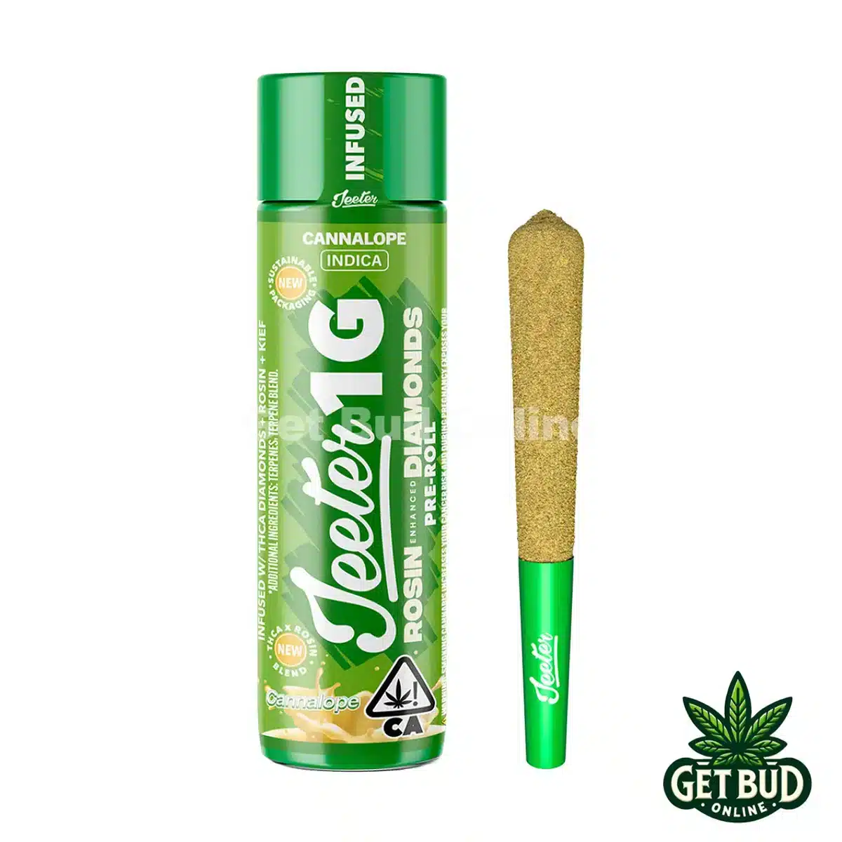 Jeeter 1g Rosin Enhanced Diamonds Pre-Rolled Joint - Cannalope