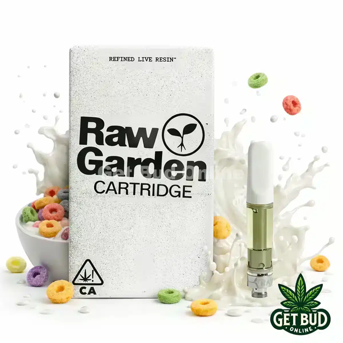 Raw Garden 1g Refined Resin Vape Cartridge - Cereal Milk