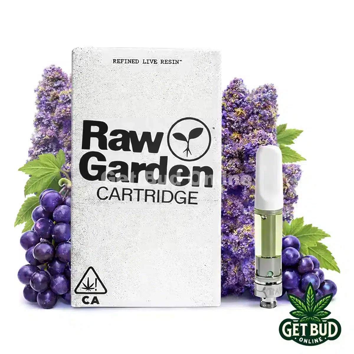 Raw Garden 1g Refined Resin Vape Cartridge - Virgin Purps