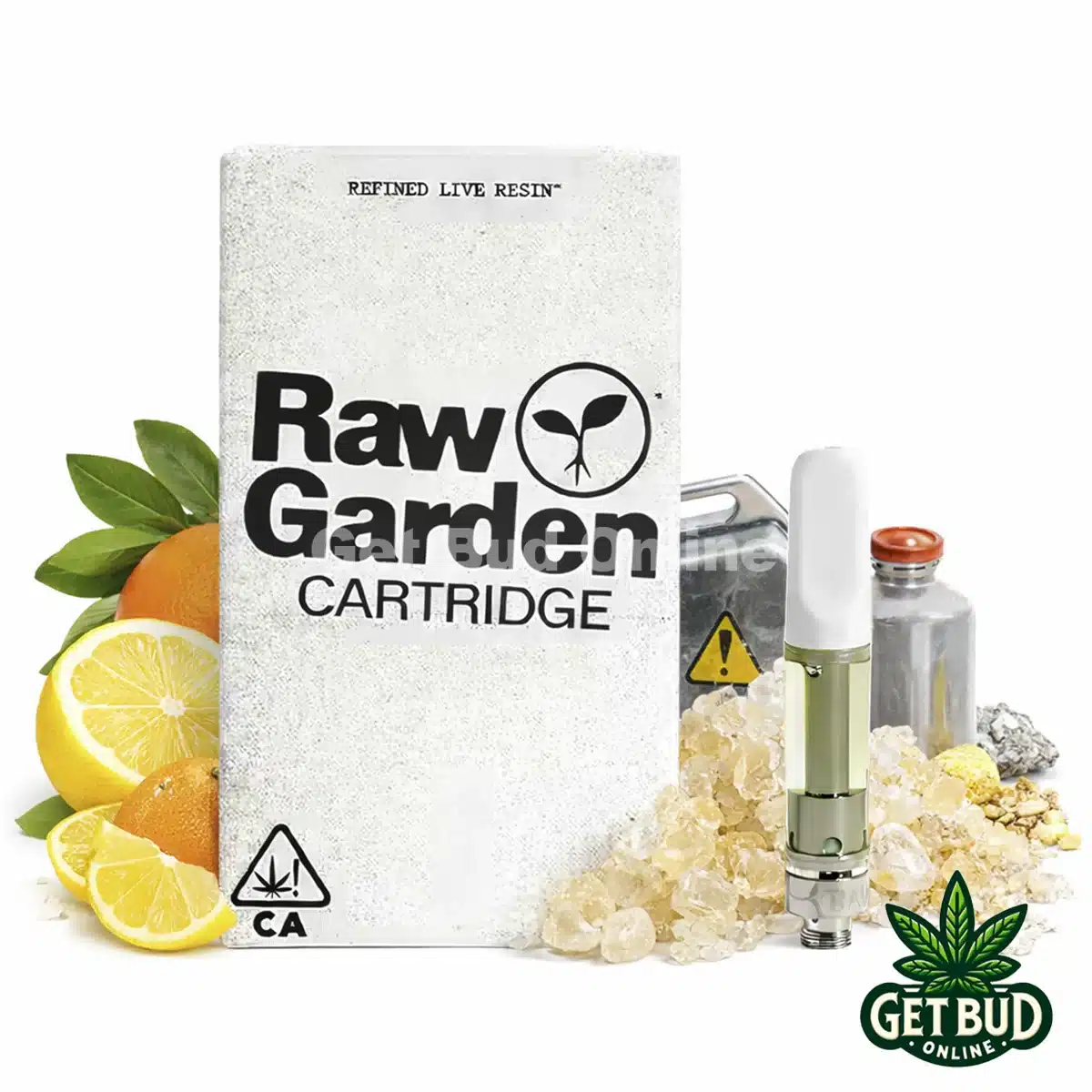 Raw Garden 1g Refined Resin Vape Cartridge - Vision OG