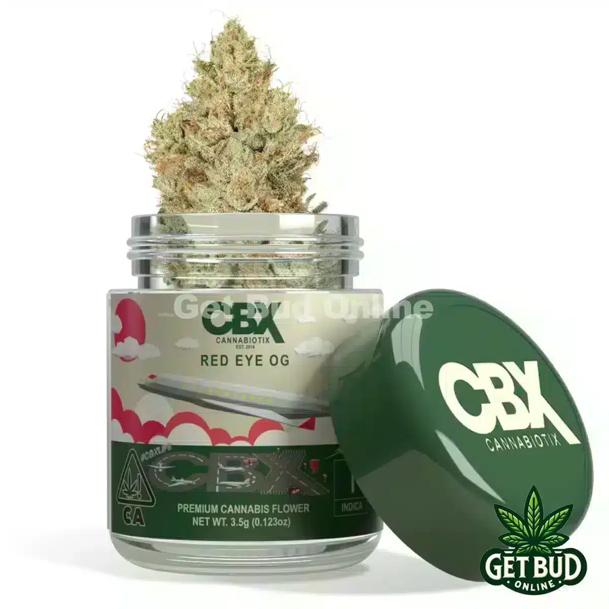 CBX Cannabiotix Flower 3.5g - Red Eye OG (Premium Bud)