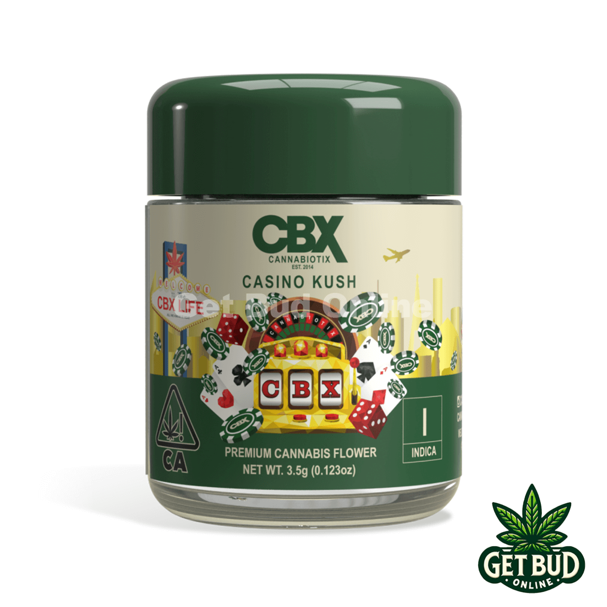 CBX Cannabiotix Flower 3.5g - Casino Kush 🎰 (Premium Bud)