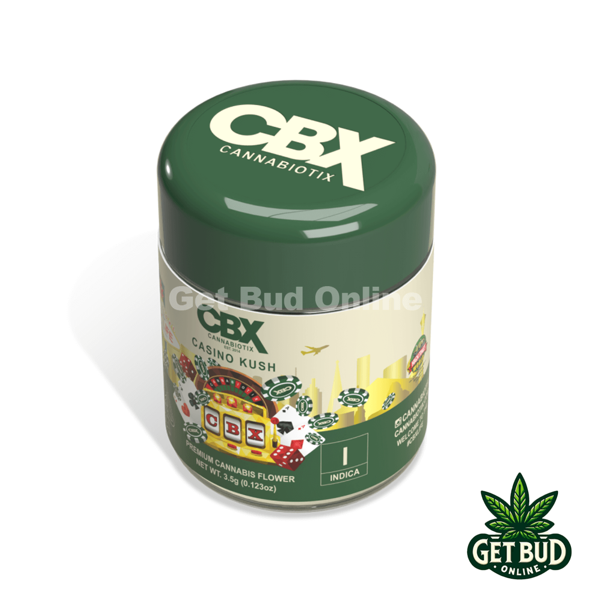 CBX Cannabiotix Flower 3.5g - Casino Kush 🎰 (Premium Bud) 🔥🔥