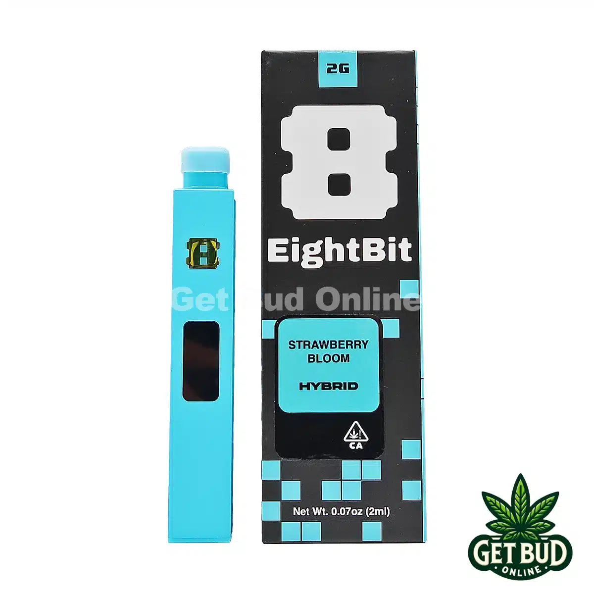 EightBit- Strawberry Bloom H 1 EightBit 2g Disposable Vape - Strawberry Bloom