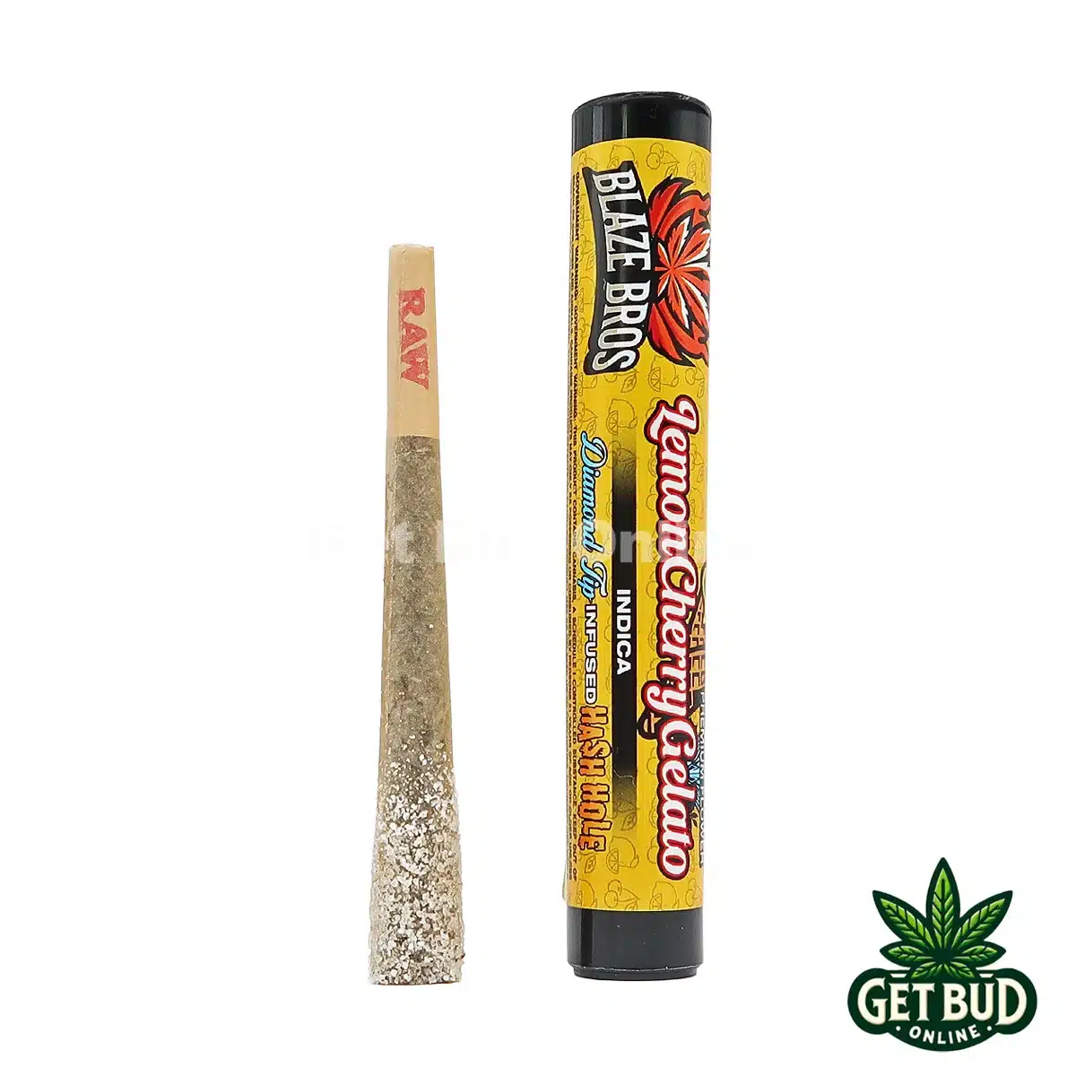Blaze Bros 2g Diamond Tip Infused Hash Hole Joint - Lemon Cherry Gelato