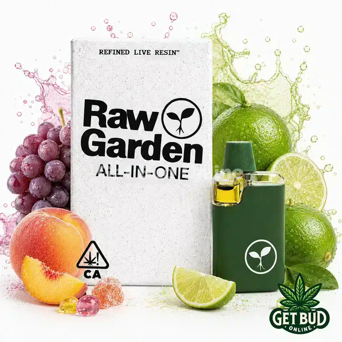 Raw Garden 1g Live Resin Disposable Vape - OG Squeeze