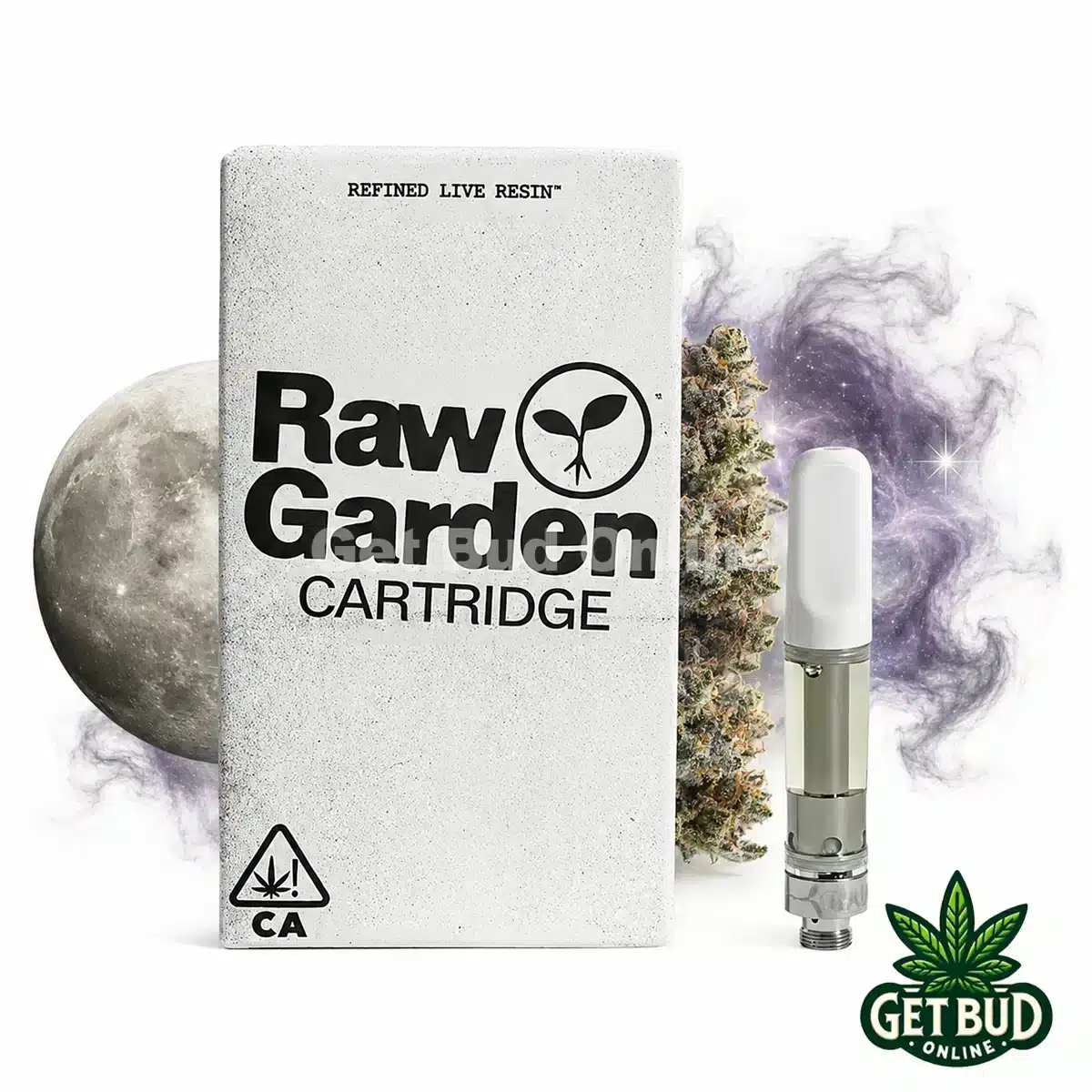 Raw Garden 1g Refined Resin Vape Cartridge - Moonwalker OG