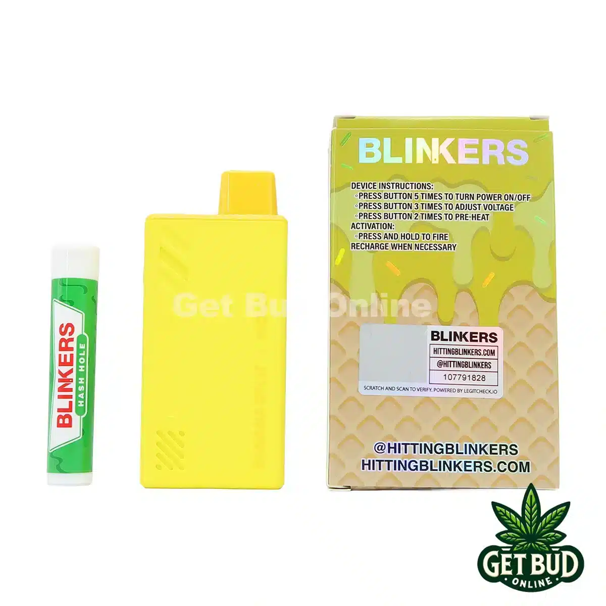 Blinkers 3.5g Disposable Vape + Hash Hole - Banana Split