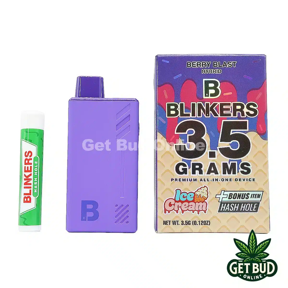Blinkers 3.5g Disposable Vape + Hash Hole - Berry Blast
