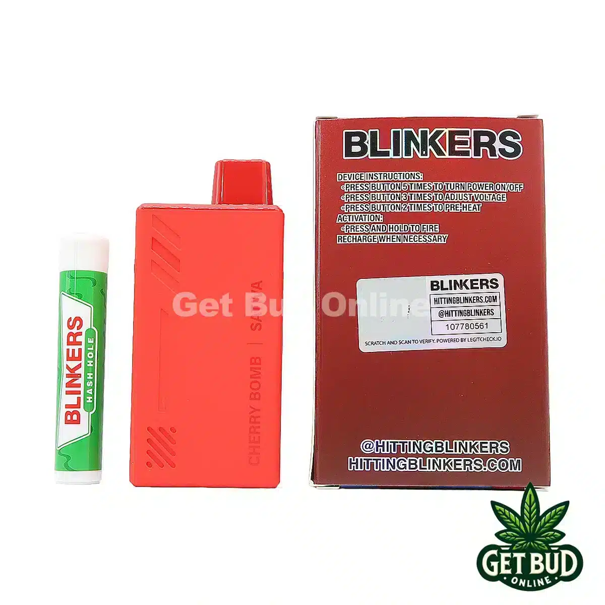 Blinkers 3.5g Disposable Vape + Hash Hole - Cherry Bomb