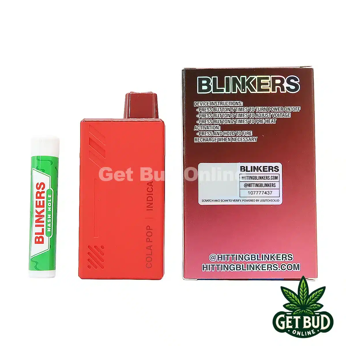 Blinkers 3.5g Disposable Vape + Hash Hole - Cola Pop