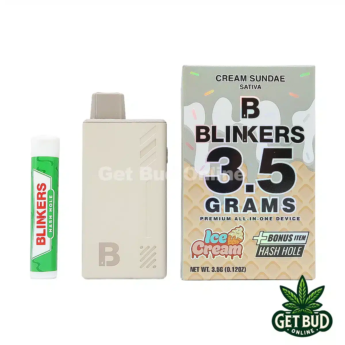 Blinkers 3.5g Disposable Vape + Hash Hole - Cream Sundae