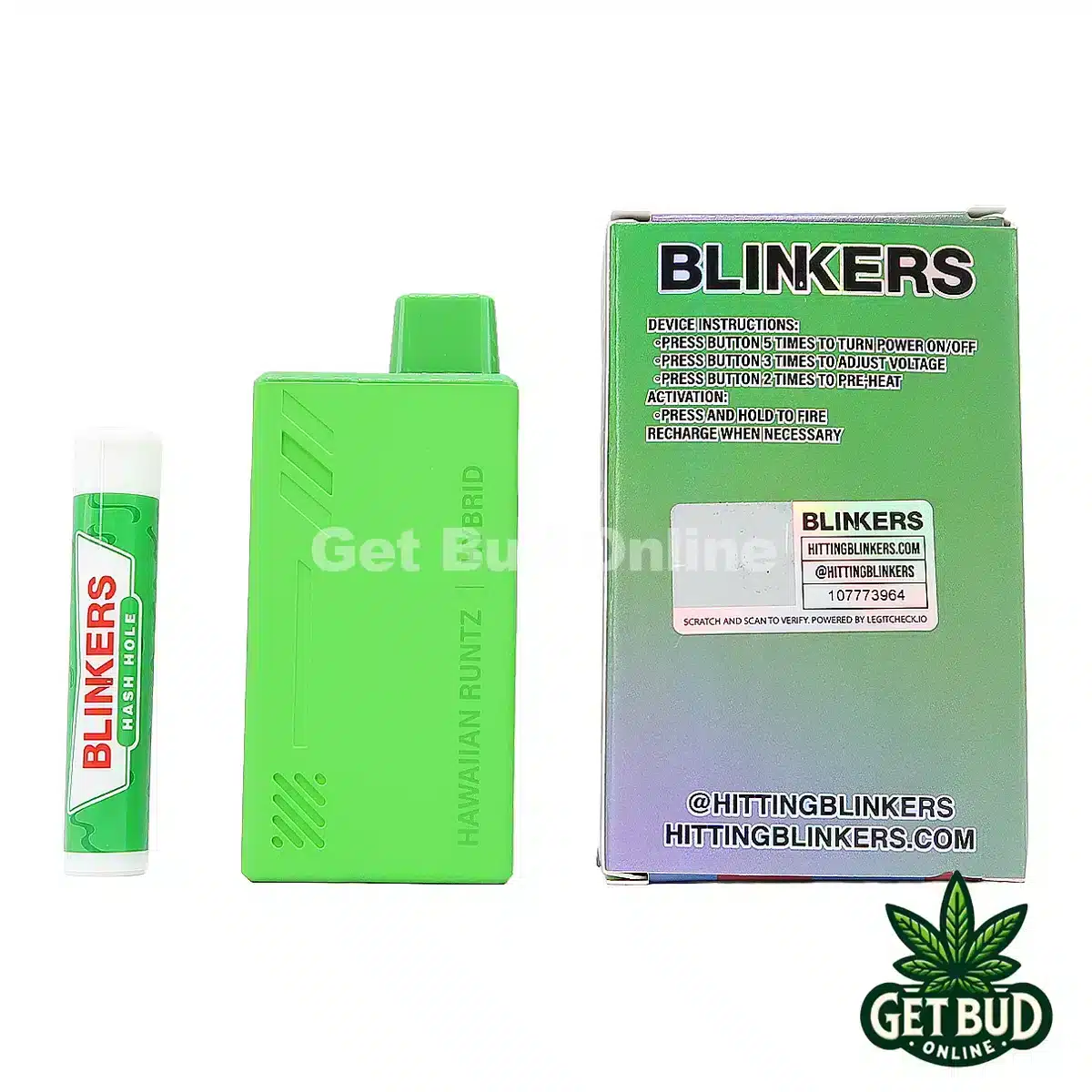 Blinkers 3.5g Disposable Vape + Hash Hole - Hawaiian Runtz