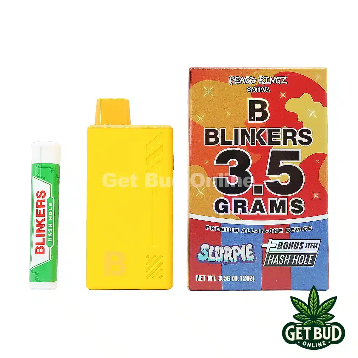 Blinkers 3.5g Disposable Vape + Hash Hole - Peach Ringz