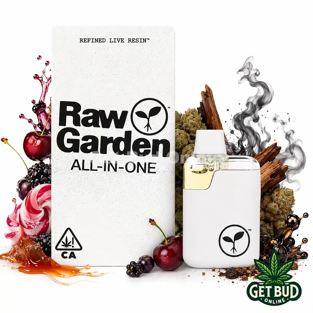 Raw Garden AIO- Dulce Fuego Raw Garden 1g Live Resin Disposable Vape - Baha Dulce Fuego