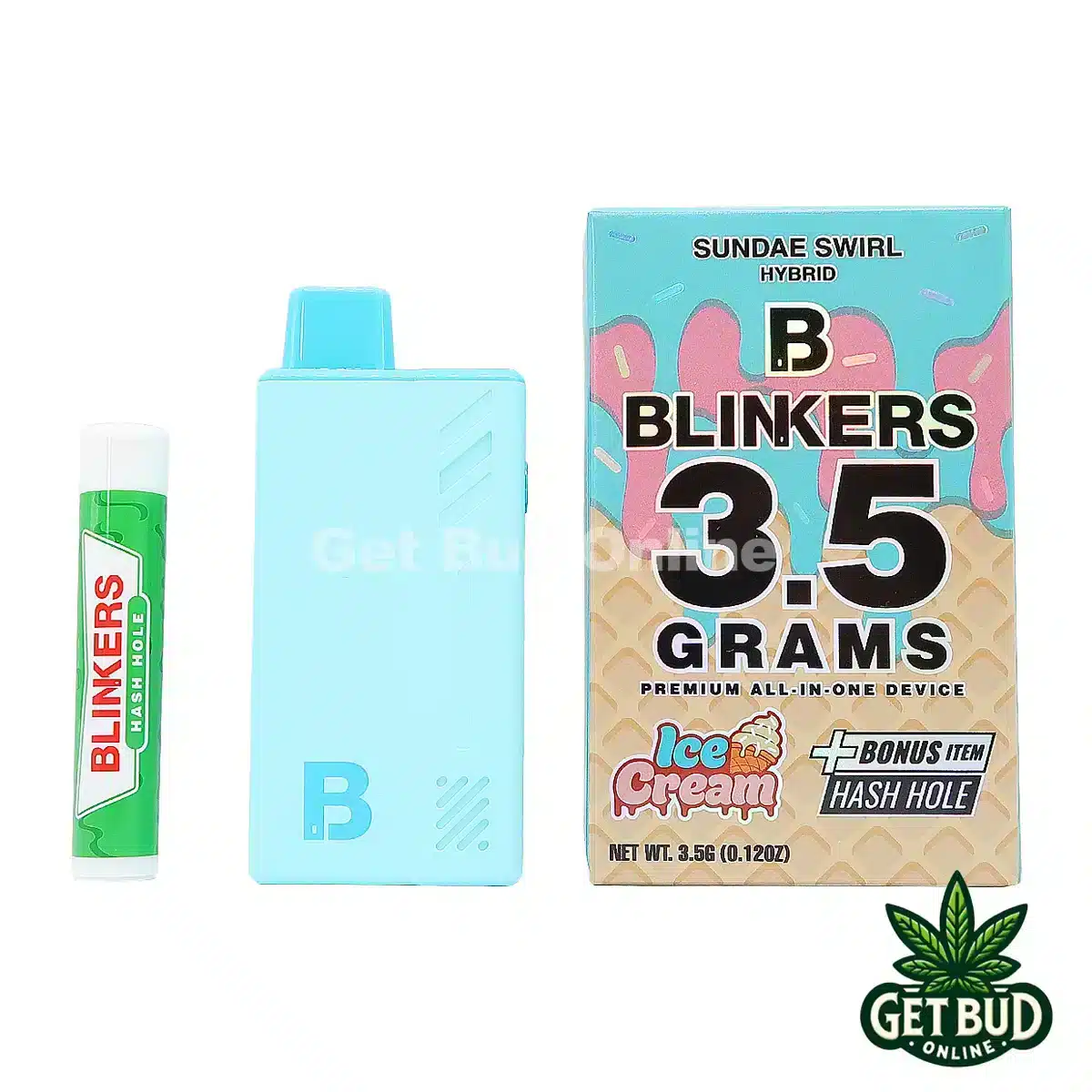 Blinkers 3.5g Disposable Vape + Hash Hole - Sundae Swirl